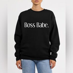 S/M NEW Brunette The Label ‘Boss Babe’